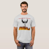 Steigendes helles Shirt Phoenix (Vorne ganz)