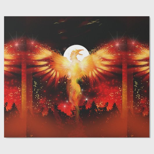 Steigendes Packpapier Phoenix (Flach)