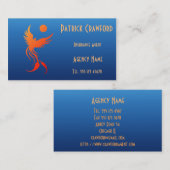 Steigendes Phoenix in der Visitenkarte (Vorne/Hinten)