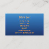 Steigendes Phoenix in der Visitenkarte (Rückseite)