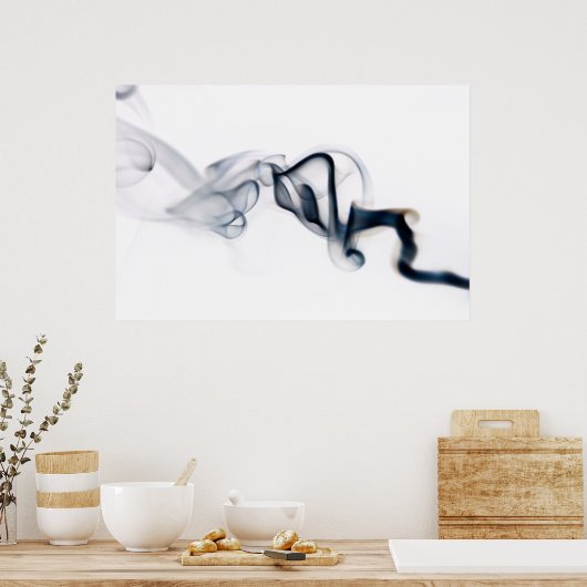 steigendes Rauch Poster (Küche)