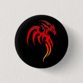 Steigendes Stammes- Symbol Phoenix Button (Vorderseite)