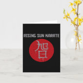 Steigendes Sun-Kanji Karte (Gelbe Blume)