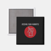 Steigendes Sun-Kanji Magnet (Vorderseite/Rückseite)
