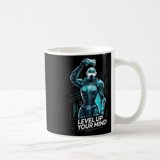 Steigere deinen Geist Ai Gamer Kaffeetasse (Rechts)