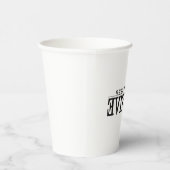 Steigern Sie Ihr Erlebnis mit unserem stilvollen A Pappbecher (Rechts)