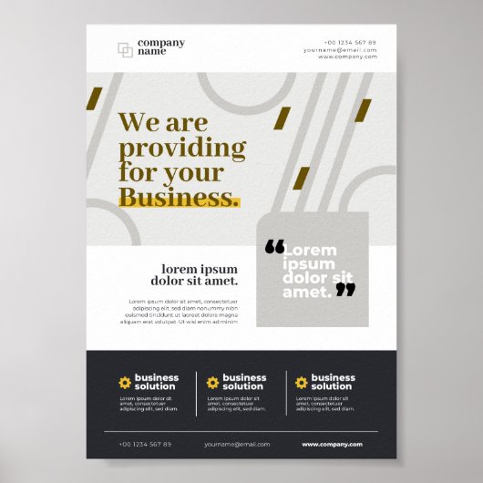 Steigern Sie noch heute Ihr Geschäft! Poster (Vorne)