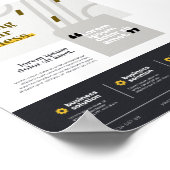 Steigern Sie noch heute Ihr Geschäft! Poster (Ecke)