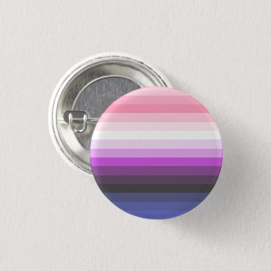 Steigung Genderfluid Stolz-Flaggen-Knopf Button (Vorne & Hinten)