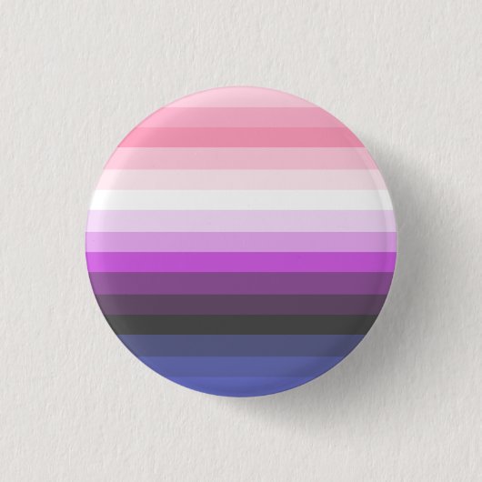 Steigung Genderfluid Stolz-Flaggen-Knopf Button (Vorderseite)