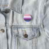 Steigung Genderfluid Stolz-Flaggen-Knopf Button (Beispiel)