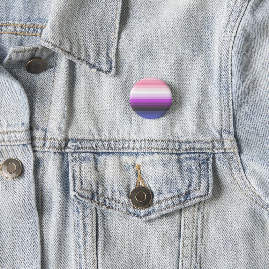 Steigung Genderfluid Stolz-Flaggen-Knopf Button (Beispiel)