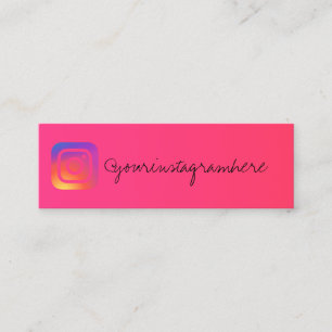 Steigung instagram mini visitenkarte