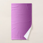 Steigung lila mit kundenspezifischem Monogramm Badhandtuch Set (Handtuch)