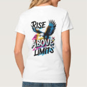 Steigung über den Grenzwerten | Bold Eagle Motivie T-Shirt (Rückseite)