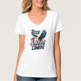 Steigung über den Grenzwerten | Bold Eagle Motivie T-Shirt