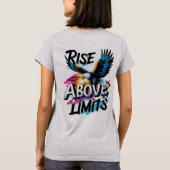 Steigung über den Grenzwerten | Bold Eagle Motivie T-Shirt (Rückseite)