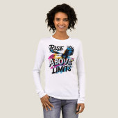 Steigung über den Grenzwerten | Bold Eagle Motivie Tri-Blend Shirt (Vorderseite voll)