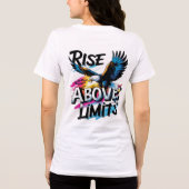 Steigung über den Grenzwerten | Bold Eagle Motivie Tri-Blend Shirt (Rückseite)