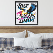 Steigung über den Limits Leinwanddruck (Insitu (Schlafzimmer))
