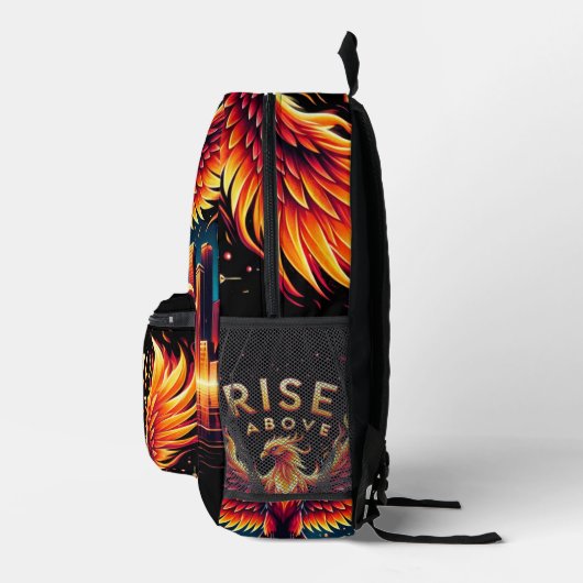 Steigung über Phoenix Bedruckter Rucksack (Rechts)