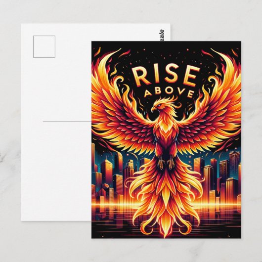 Steigung über Phoenix Postkarte (Vorne/Hinten)