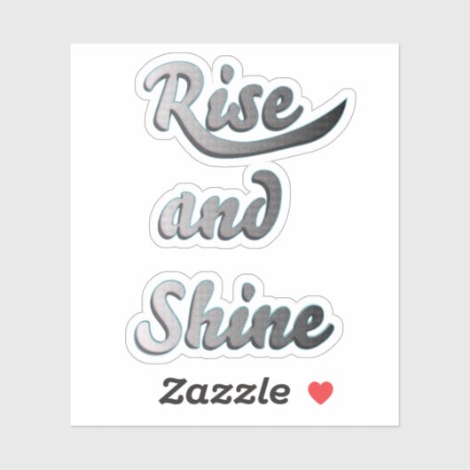 Steigung und Glanz Aufkleber (Blatt)