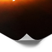 Steigung und Glanz Poster (Ecke)