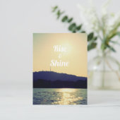 Steigung und Glanz Postkarte (Stehend Vorderseite)