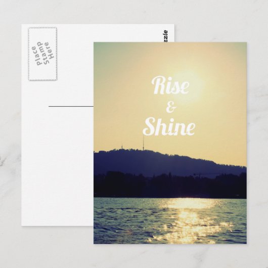 Steigung und Glanz Postkarte (Vorne/Hinten)