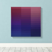 Steigungs-Farbmuster Leinwanddruck (Insitu (Holzboden))