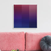 Steigungs-Farbmuster Leinwanddruck (Insitu (Wohnzimmer))