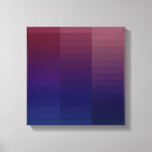 Steigungs-Farbmuster Leinwanddruck (Vorderseite)