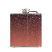 Steigungs-Glitzer-Muster Flachmann (Rückseite)