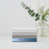 Steigungs-Silber mit blauem Visitenkarte (Stehend Vorderseite)
