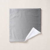 Steigungs-Silber mit kundenspezifischem Monogramm Badhandtuch Set (Waschlappen)