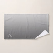 Steigungs-Silber mit kundenspezifischem Monogramm Badhandtuch Set (Handtuch)