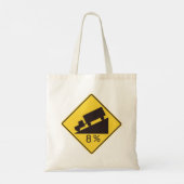 Steile Abnahme des Tote Bags Tragetasche (Rückseite)