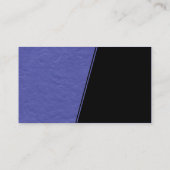 Steile Steigung - blaue, glatte Papierstruktur Visitenkarte (Rückseite)