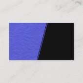 Steile Steigung - mittlere blaue, glatte Papierstr Visitenkarte (Rückseite)