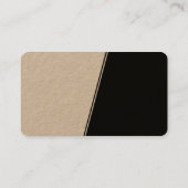 Steile Steigung - weiß und schwarz (Kraft) Visitenkarte (Rückseite)