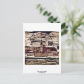 Stein an der Donau II von Schiele Egon Postkarte (Stehend Vorderseite)