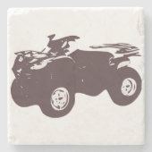 Stein-ATV Untersetzer (Vorderseite)