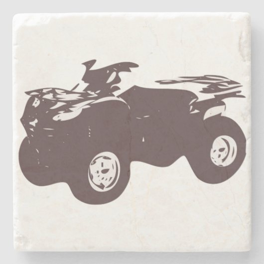 Stein-ATV Untersetzer (Vorderseite)