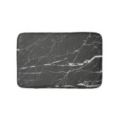 Stein aus schwarzem und grauem Marmor Badematte (Vorderseite)