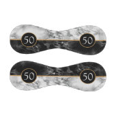 Stein aus schwarzem und weißem Marmor - Alter hinz Baseball (Paneele)