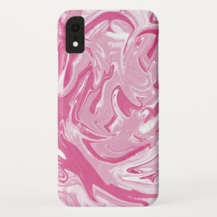 Stein aus weißem und rosa Marmor Case-Mate iPhone Hülle