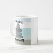 Stein Balancing Rock Balancing Kaffeetasse (Vorderseite Links)