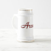 Stein - besonders angefertigt bierglas (Vorderseite Links)