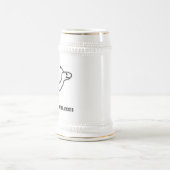 Stein - besonders angefertigt bierglas (Mittel)